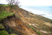   Coastal erosion at Trimingham Norfolk DM2151