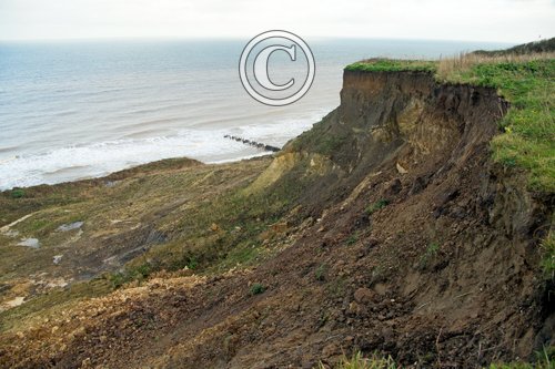   Coastal erosion at Trimingham Norfolk DM2152