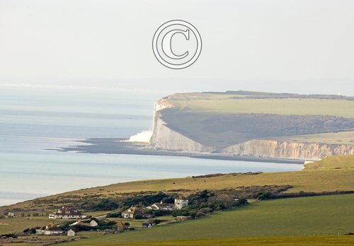 Rock Fall on the Seven Sisters Sussex  DM2158